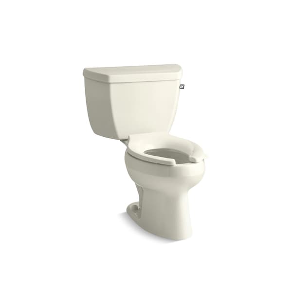 Happy D.2 Two-Piece Toilet w/0112010062 & 0929100005 White, 1.6 gpf, Biscuit